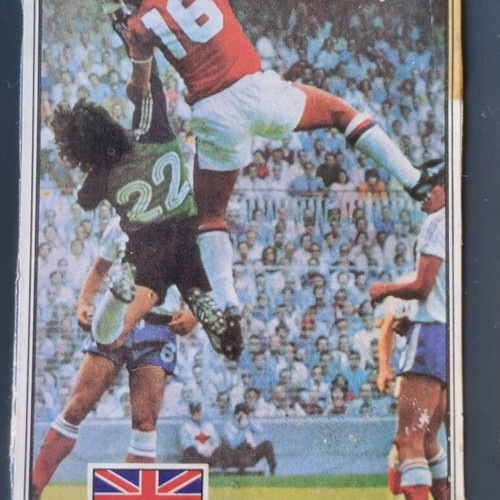 Panini stickers 14 refurbished, British national teams and players