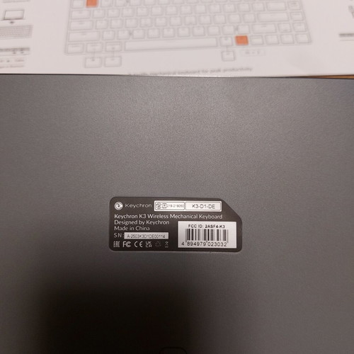 Keychron K3 Low Profile Mechanical Keyboard new, Red Switches