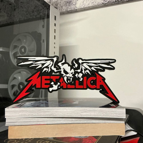 Metallica logo new, PLA material