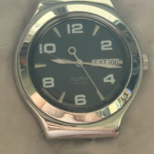 Swatch Big Irony vintage watch used, no strap, battery needed