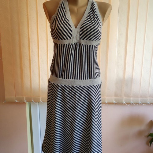 Tommy Hilfiger Denim 2-in-1 Striped Summer Dress size L like new