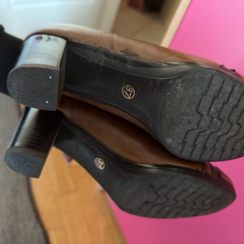 B-soft pumps used, size 37, brown with low heel