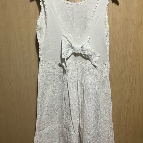 Dress used small white with lining