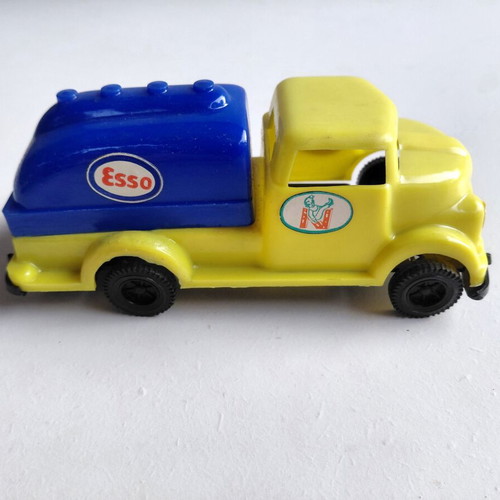 Esso Toy Fuel Tanker Truck Greek Made 70s, new