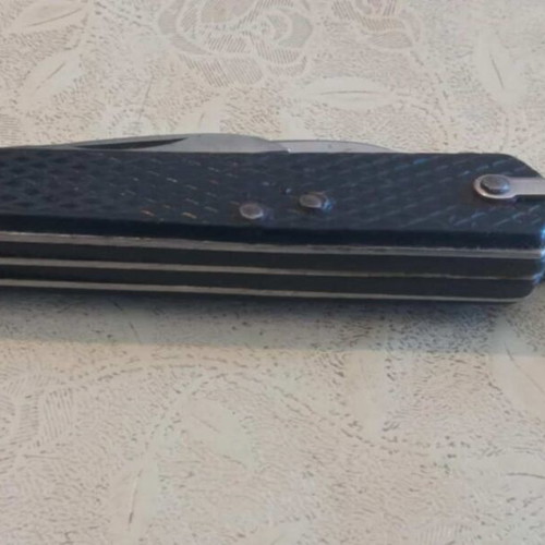 Greek army folding knife 1969 used, manufacturer Afentakis