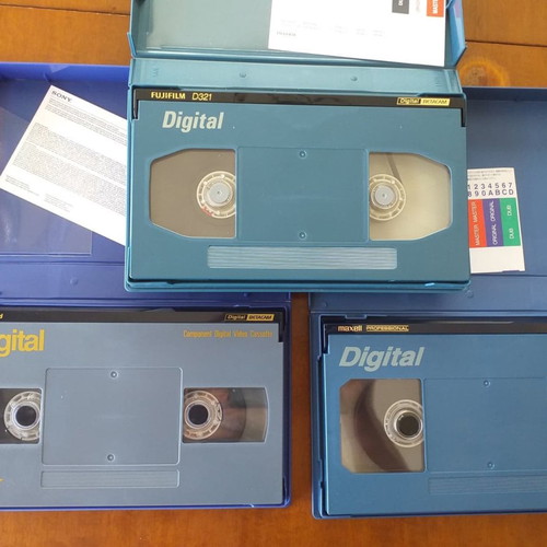 Digital BETACAM D94 cassettes Sony-FUJIFILM-Maxell used