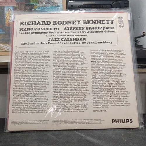 Richard Rodney Bennett Jazz Calendar LP used, jazz