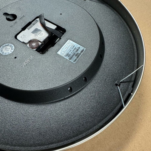IKEA round wall clock, 30.5cm diameter, sturdy build