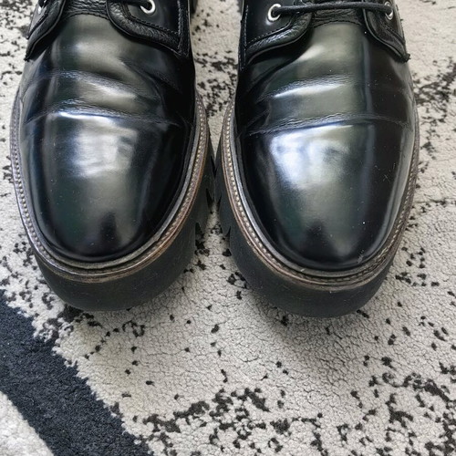 Cesare Paciotti elegant shoes used, size 44, black