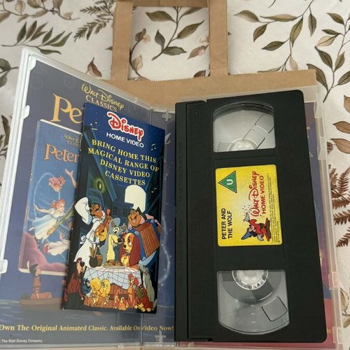 Disney Peter and the Wolf videocassette like new