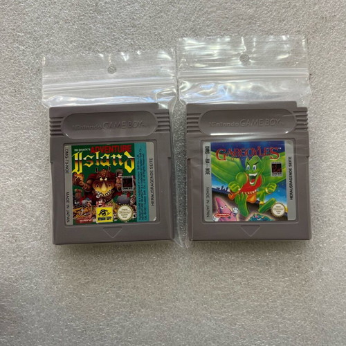 Adventure Island and Gargoyles used Nintendo Gameboy games pack