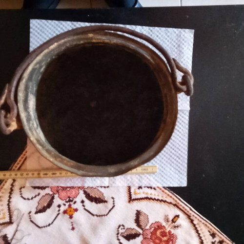 Antique copper brakati used for cooking 1850-1890