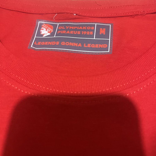 Olympiacos short-sleeve T-shirt Voodoo size M, new, authentic