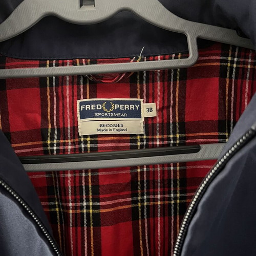 Fred Perry Harrington jacket like new, size M, blue