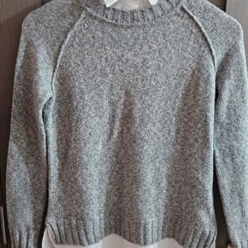 Ralph Lauren women's sweater XXS like new, white and gray