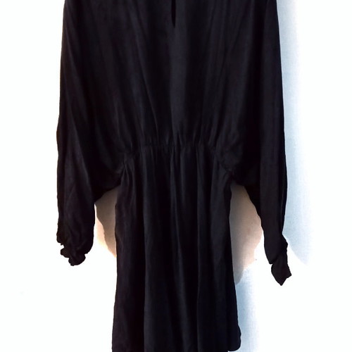 Zara tunic dress XXL used, black made of Tencel fabric
