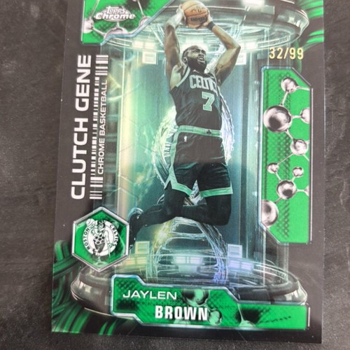 Clutch Gene Jaylen Brown NBA card /99