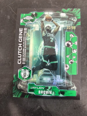 Clutch Gene Jaylen Brown NBA card /99