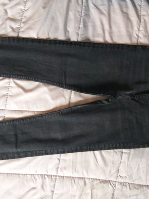 Τζιν παντελόνι Zara μεταχειρισμένο, μαύρο, ελαστικό