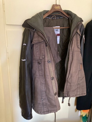 Khujo Jacket XL μεταχειρισμένο με φθορές στη δερματίνη στα μανίκια