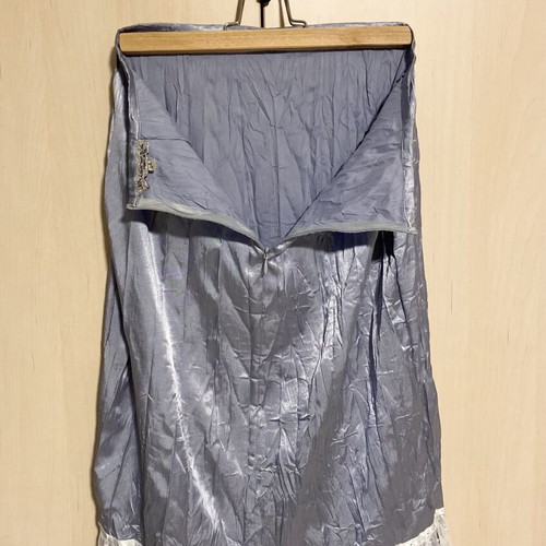 Prince Oliver satin skirt with lace and rhinestones, new
