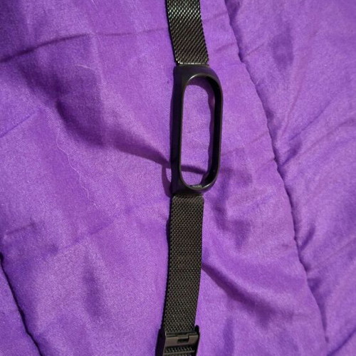 Mi Band 5/6 black metal strap new