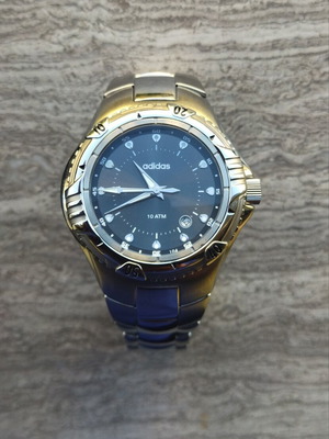 Adidas Scuba 10-5024 watch new, full set, black and silver