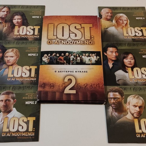Lost DVD 6 discs 2nd season like new
