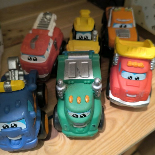 Hasbro Tonka Chunk friends αυτοκινητάκια σαν καινούργια, συλλογή 6 τεμαχίων