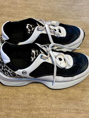 Michael Kors sneakers μεταχειρισμένα με animal print λεπτομέρειες νούμερο 40