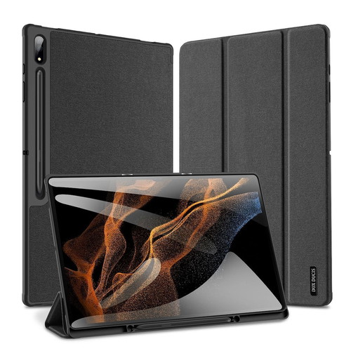 Dux Ducis Domo Flip Cover Black for Samsung Galaxy Tab S8/S9 Ultra new