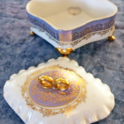 Fondant dish old porcelain Titov Veles