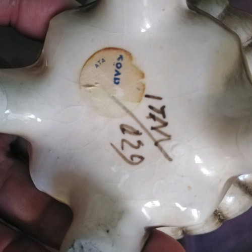 Collectible Italian vase used with detailed ceramic craftsmanship