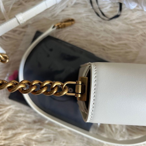 Pinko crossbody bag new white beige with magnetic clasp