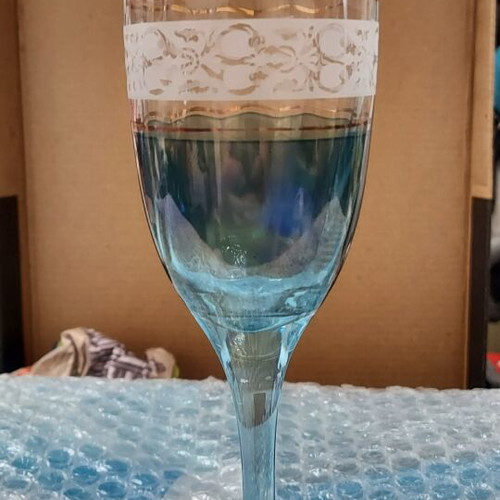 Crystal glasses set of 6 new