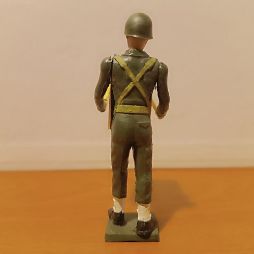 Athina Military Band Drum Soldier figure like new
