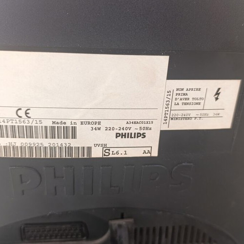 Philips 14" CRT TV 14PT1563/15 used, vintage 1999 model