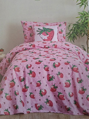 Palamaiki Strawberry Bed Sheet Set 100% Cotton New