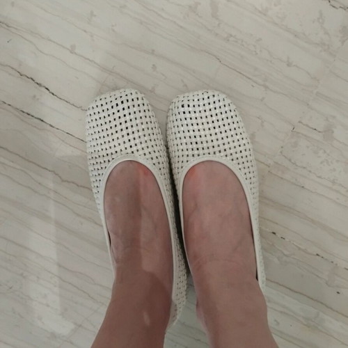 Zara ballerinas size 38 like new beige