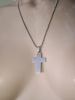 Stavros cross made of stainless steel like new