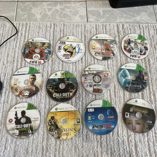 Xbox 360 120GB console with 2 controllers and power adapter