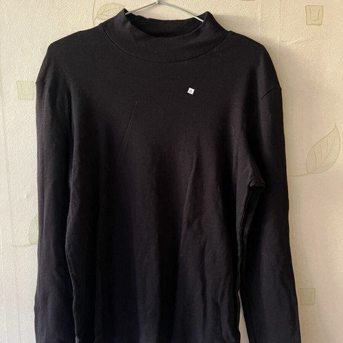 Black women's blouse A-Style new, sizes L / XL, cotton with elastane