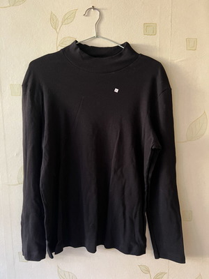 Black women's blouse A-Style new, sizes L / XL, cotton with elastane