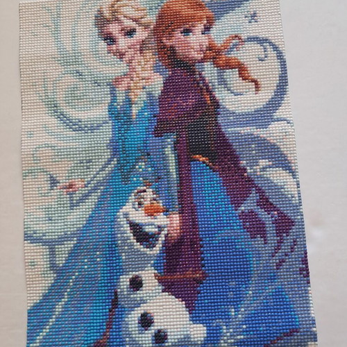 Frozen Diamond Art featuring Elsa, Anna & Olaf