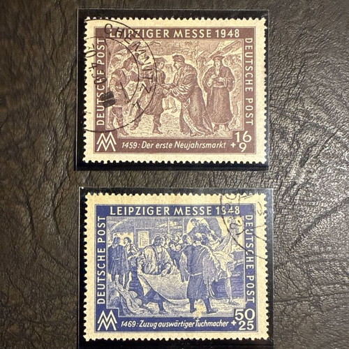 Leipziger Messe 1948 collectible stamp set new