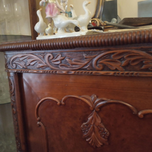 Antique walnut buffet from the 50s used