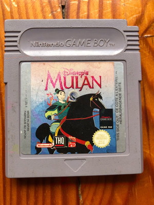 Mulan Gameboy cartridge game like new (Disney)