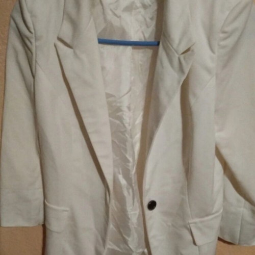 Beige linen jacket like new, size M