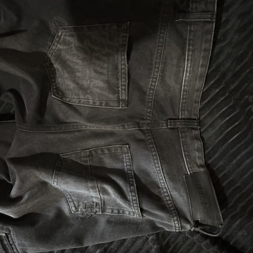 Hoodrich Script Cargo pants like new, black, size XS