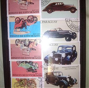 Αυτοκίνητα θεματικά γραμματόσημα